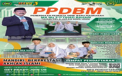 PENERIMAAN PESERTA DIDIK BARU MADRASAH (PPDBM) MANU 3 ITTIHAD BAHARI